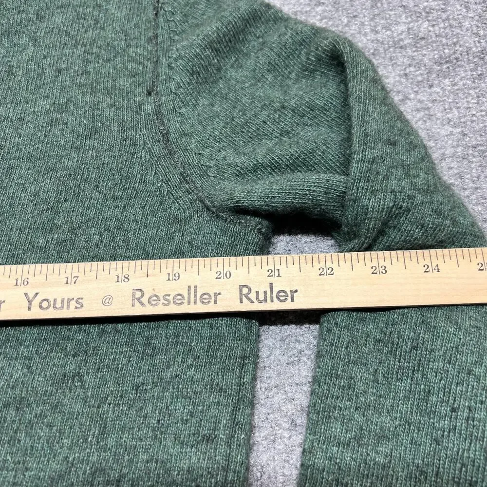 Banana Republic Filpucci Wool Sweater Mens Large Green Crewneck Pullover Knit